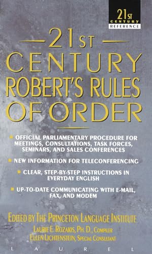 21st Century Robert's Rules of Order (21st Century Reference)